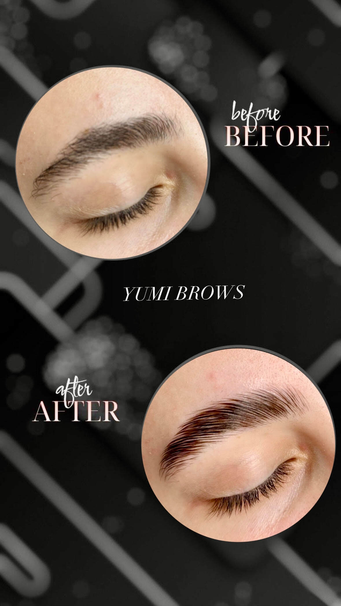 YUMI Brows преди и след